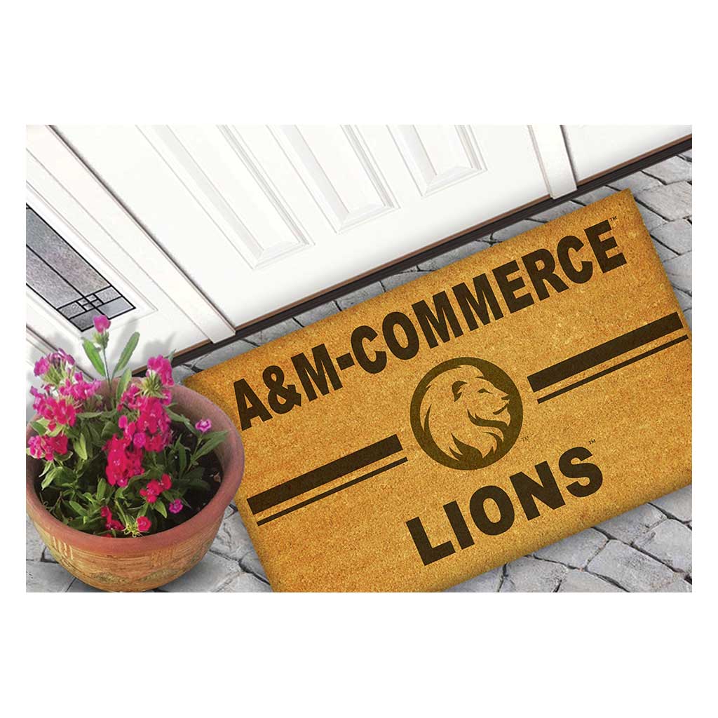 Team Coir Doormat Team Logo Texas A&M Commerce