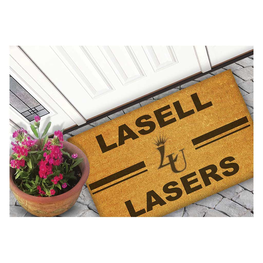 Team Coir Doormat Team Logo Lasell College Lasers