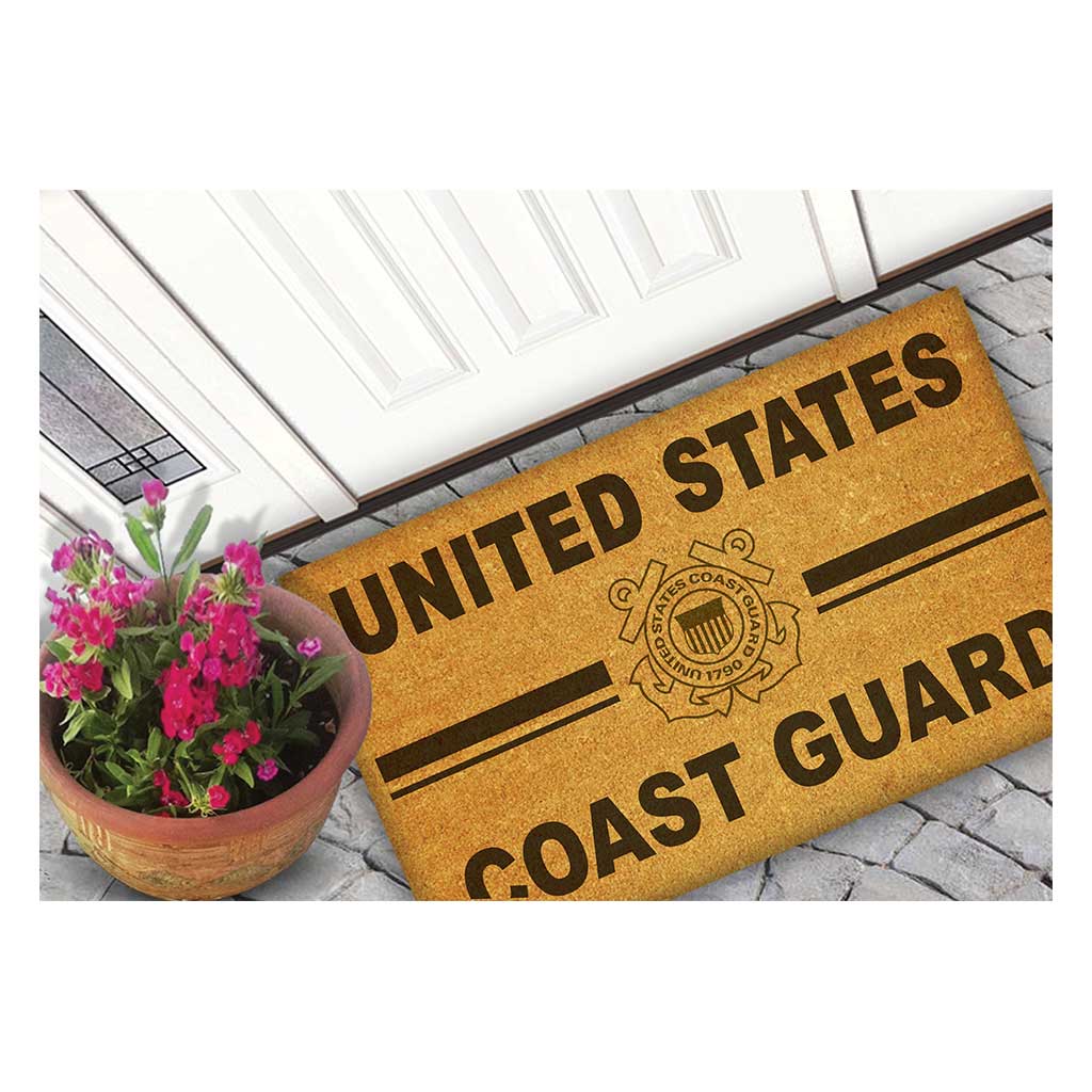Team Coir Doormat Team Logo Coast Guard