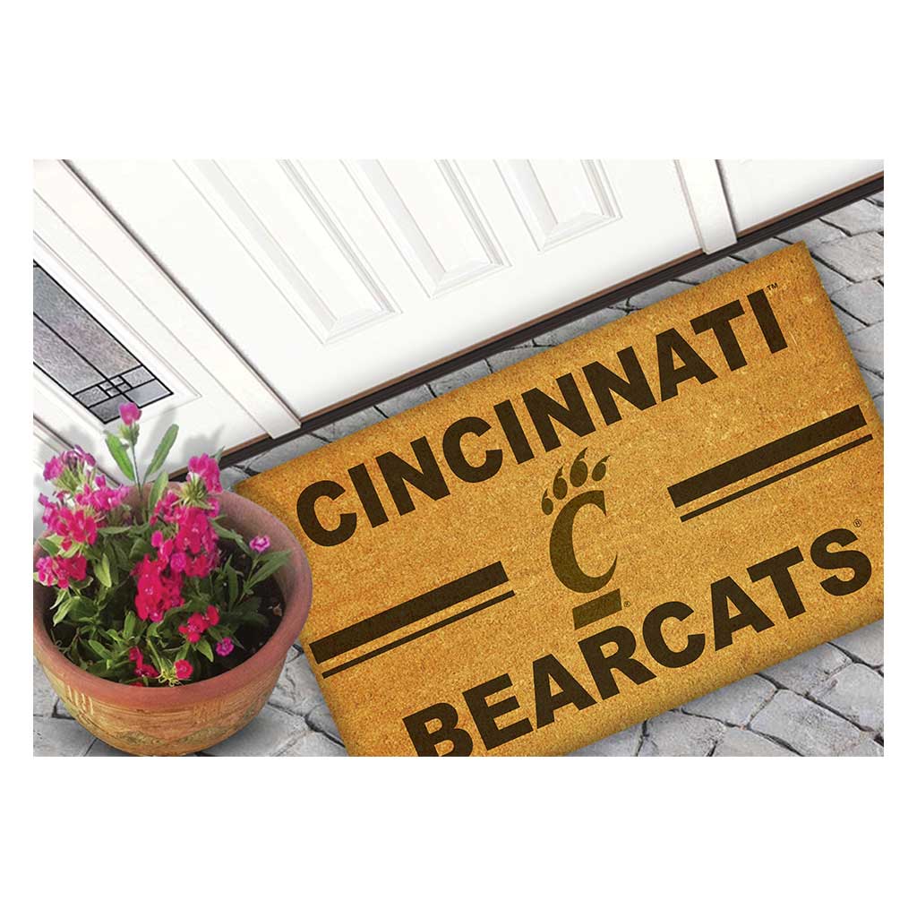 Team Coir Doormat Team Logo Cincinnati Bearcats