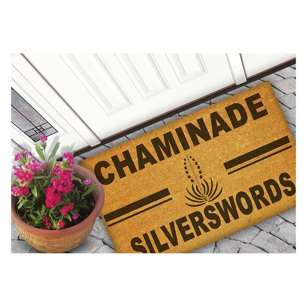 Team Coir Doormat Team Logo Chaminade University of Honolulu Silverswords