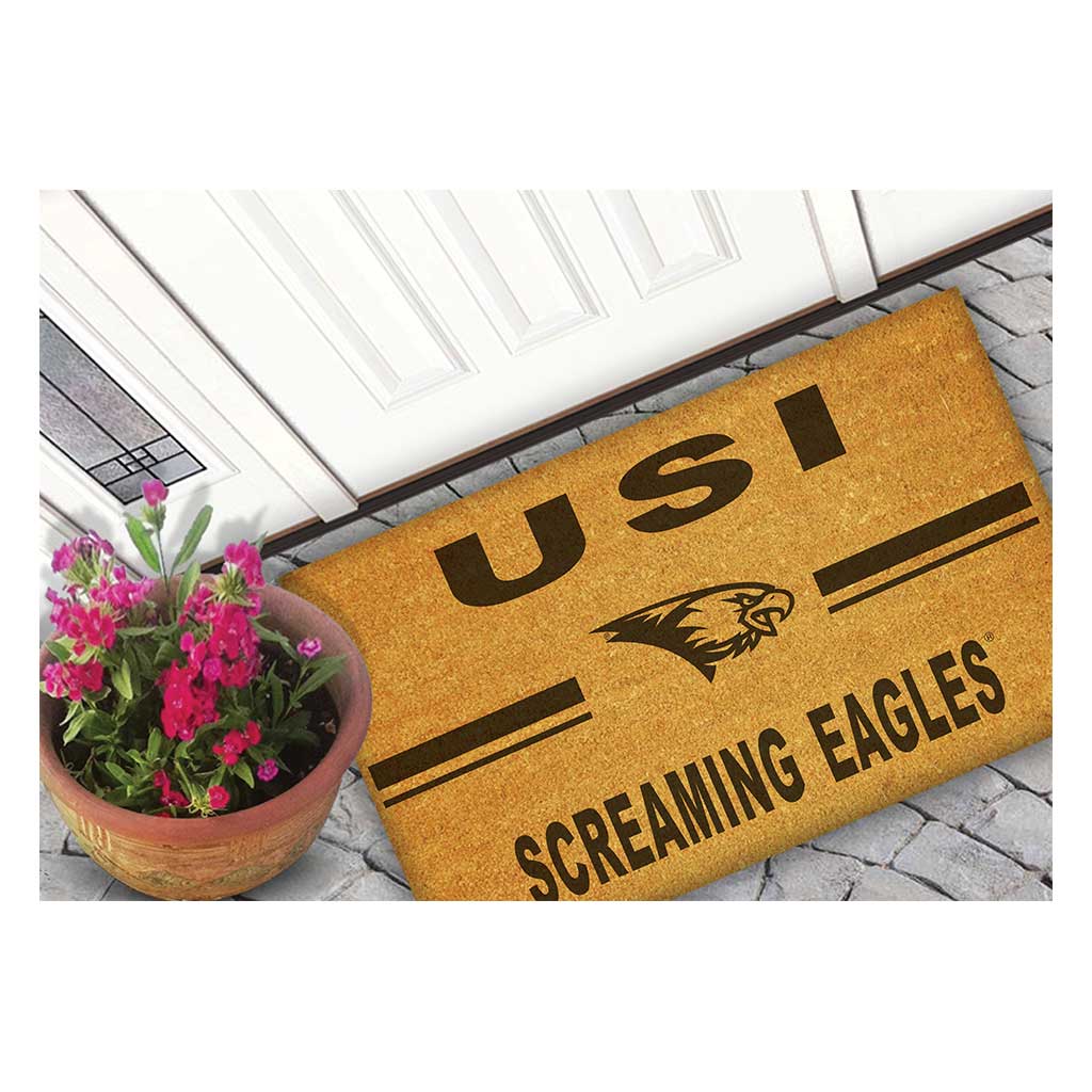 Team Coir Doormat Team Logo Southern Indiana Screaming Eagles