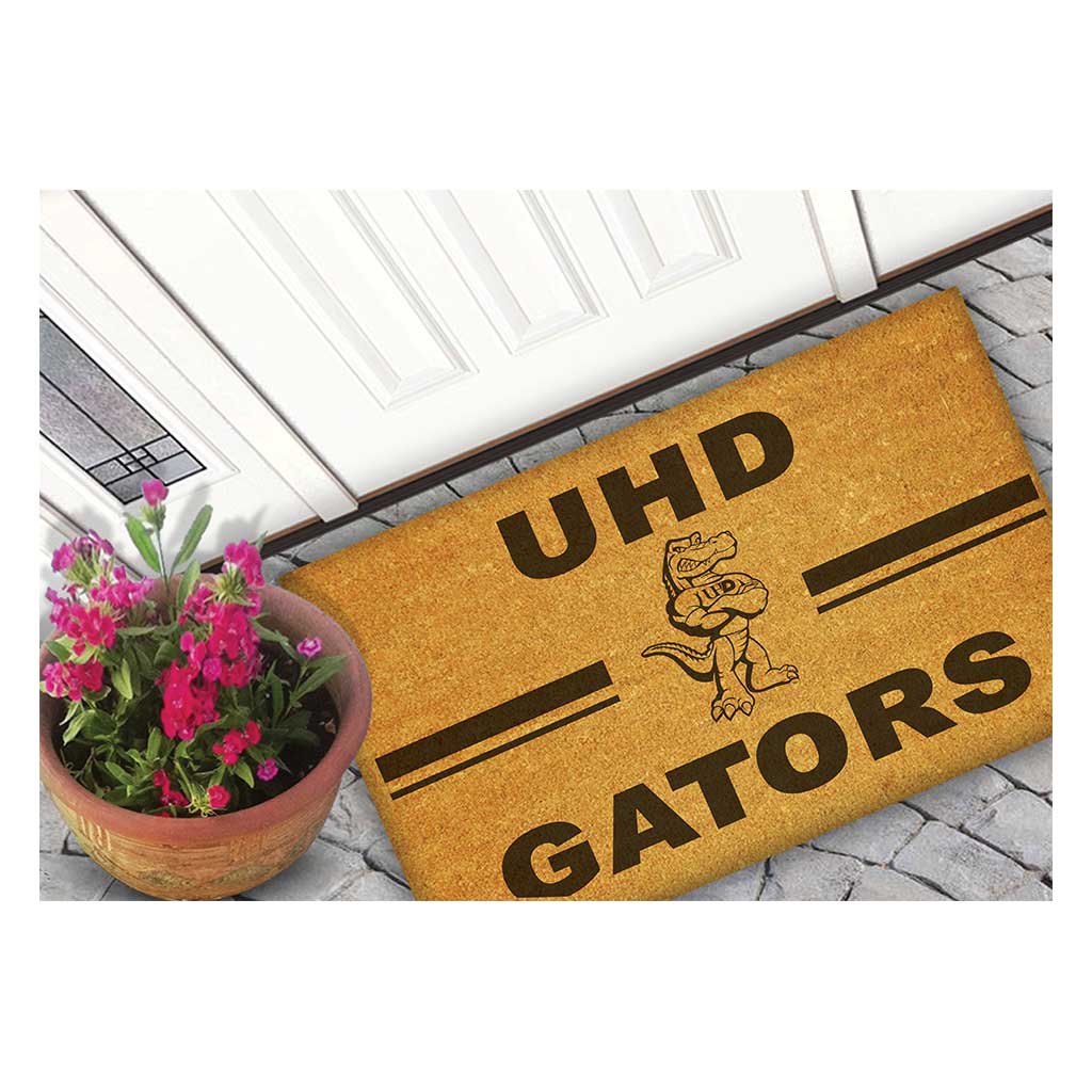 Team Coir Doormat Team Logo University of Houston - Downtown Gators