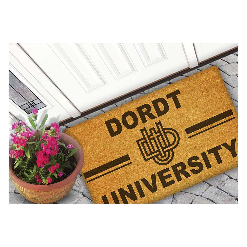 Team Coir Doormat Team Logo Dordt College Defenders