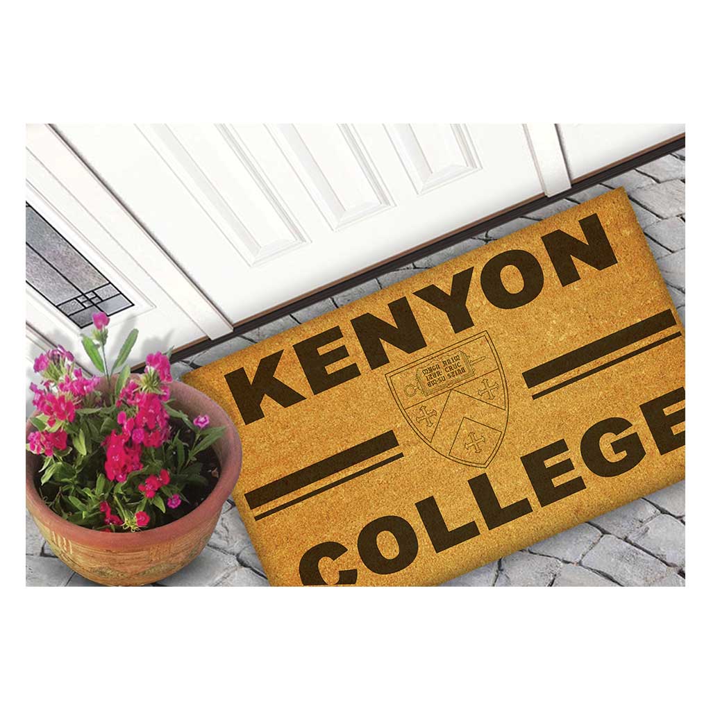 Team Coir Doormat Team Logo Kenyon College