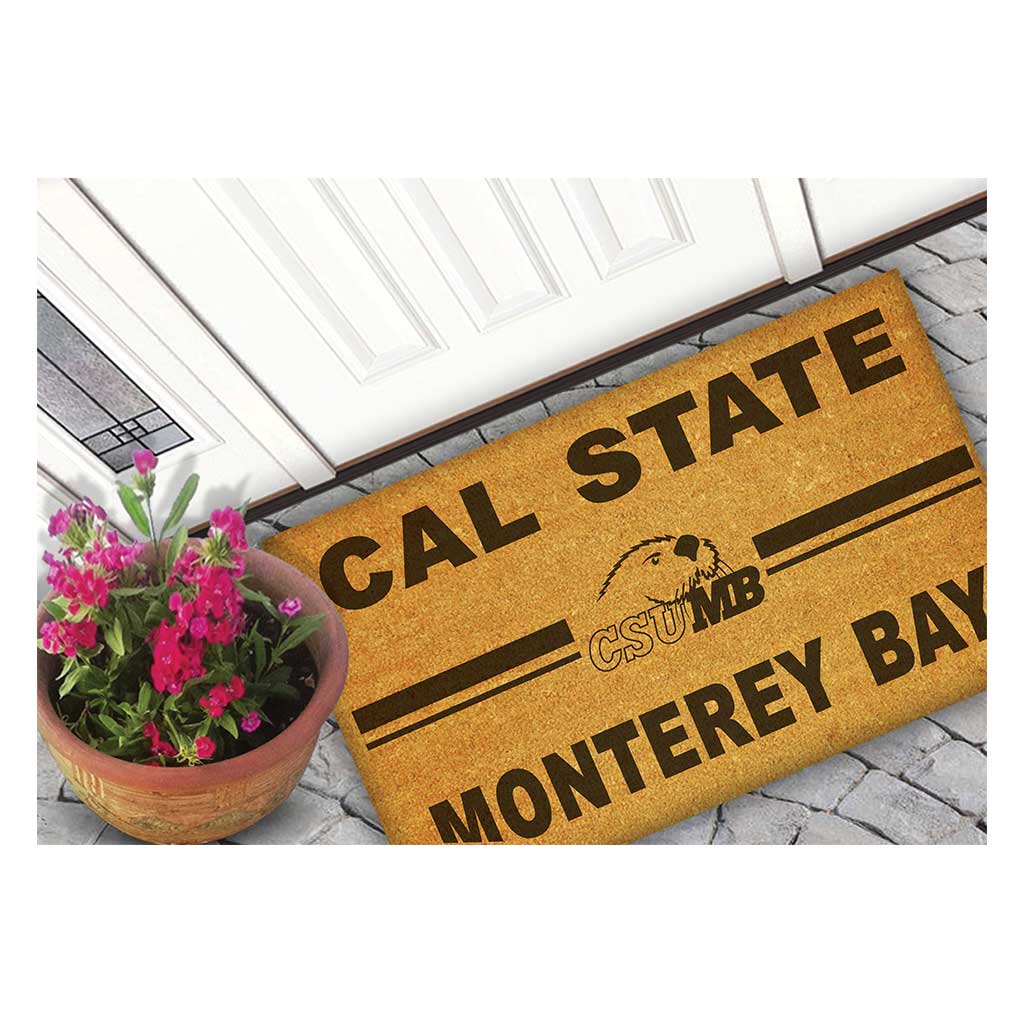 Team Coir Doormat Team Logo California State Monterey Otters