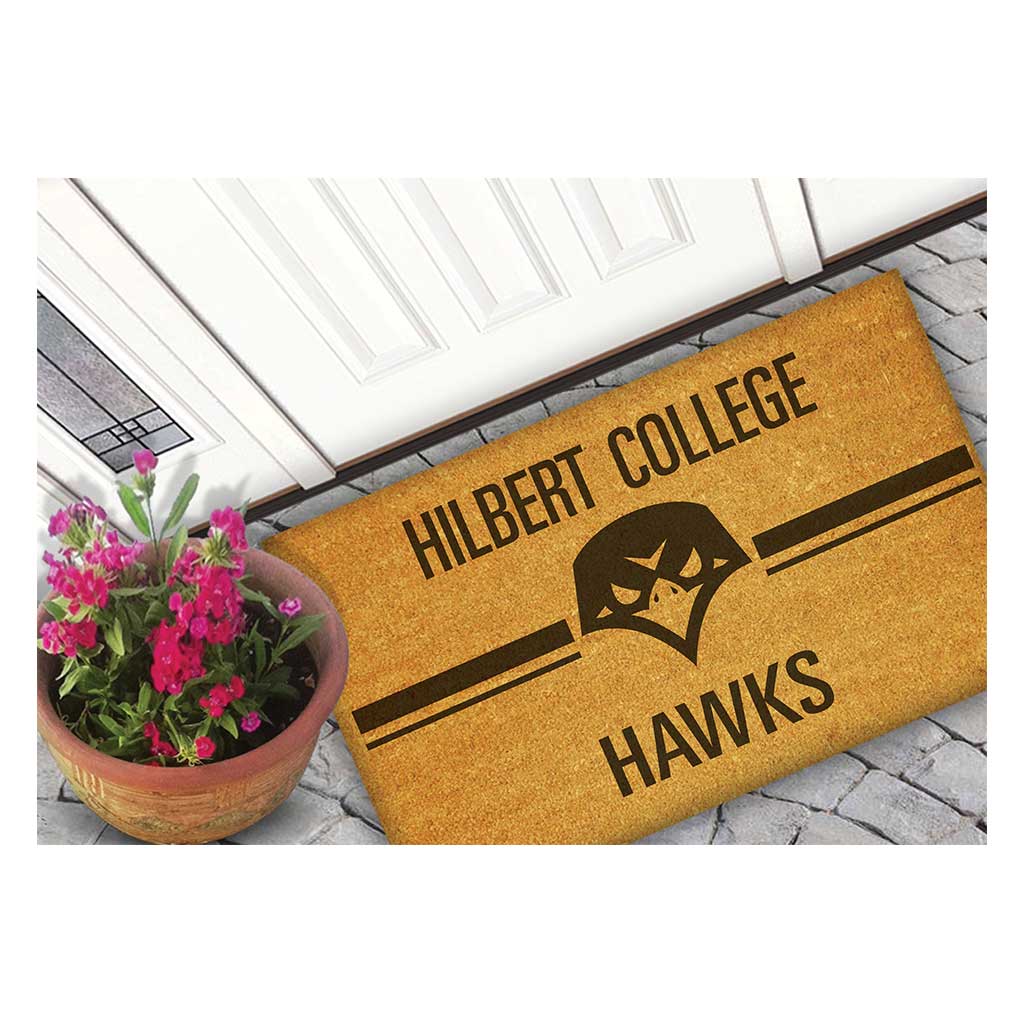 Team Coir Doormat Team Logo Hilbert College Hawks