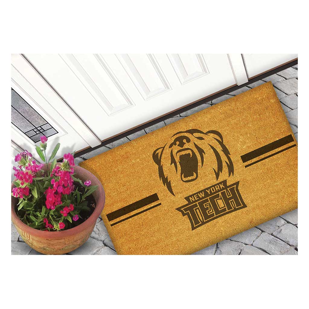 Team Coir Doormat Team Logo New York Tech Bears