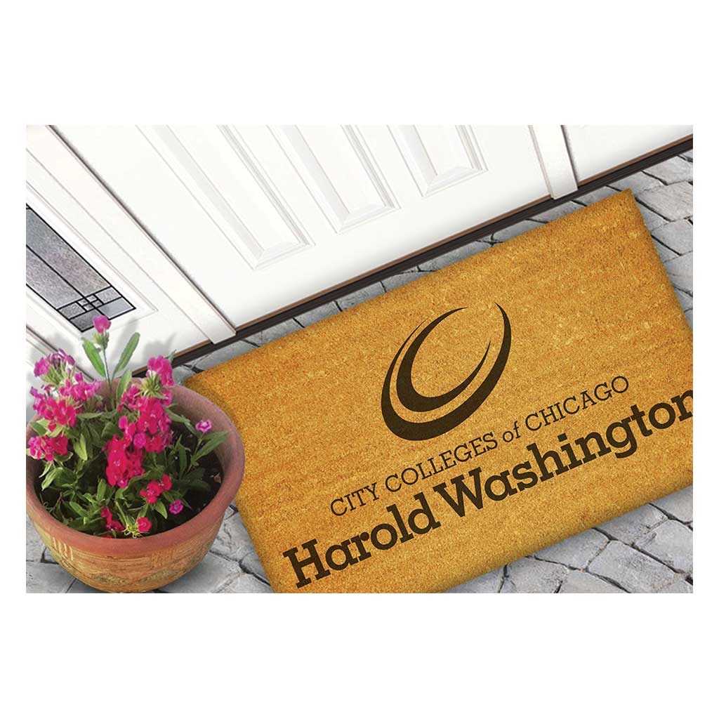 Team Coir Doormat Team Logo Harold Washington College Phoenix