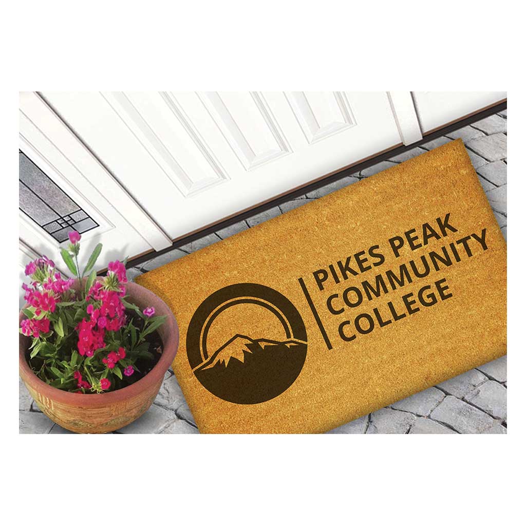 Team Coir Doormat Team Logo Pikes Peak Community College Aardvarks