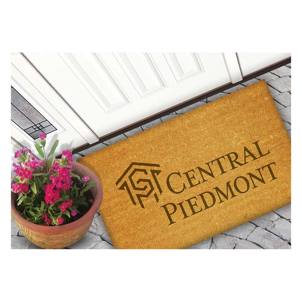 Team Coir Doormat Team Logo Central Piedmont Community College