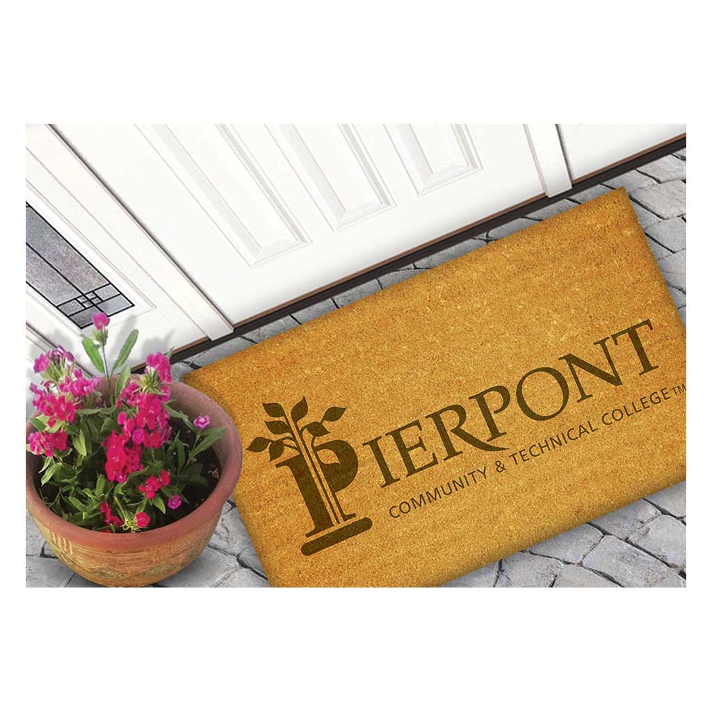 Team Coir Doormat Team Logo Pierpont Community & Technical College