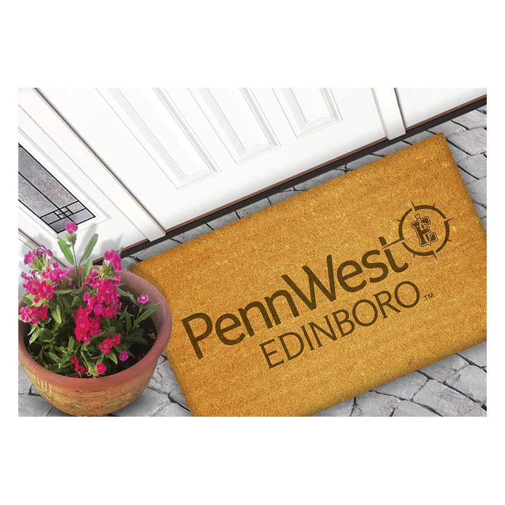 Team Coir Doormat Team Logo PennWest Edinboro Fighting Scots