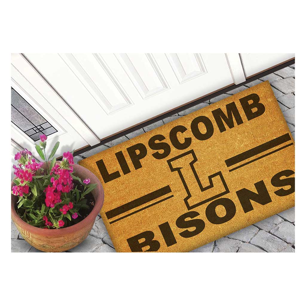 Team Coir Doormat Team Logo Lipscomb Bisons