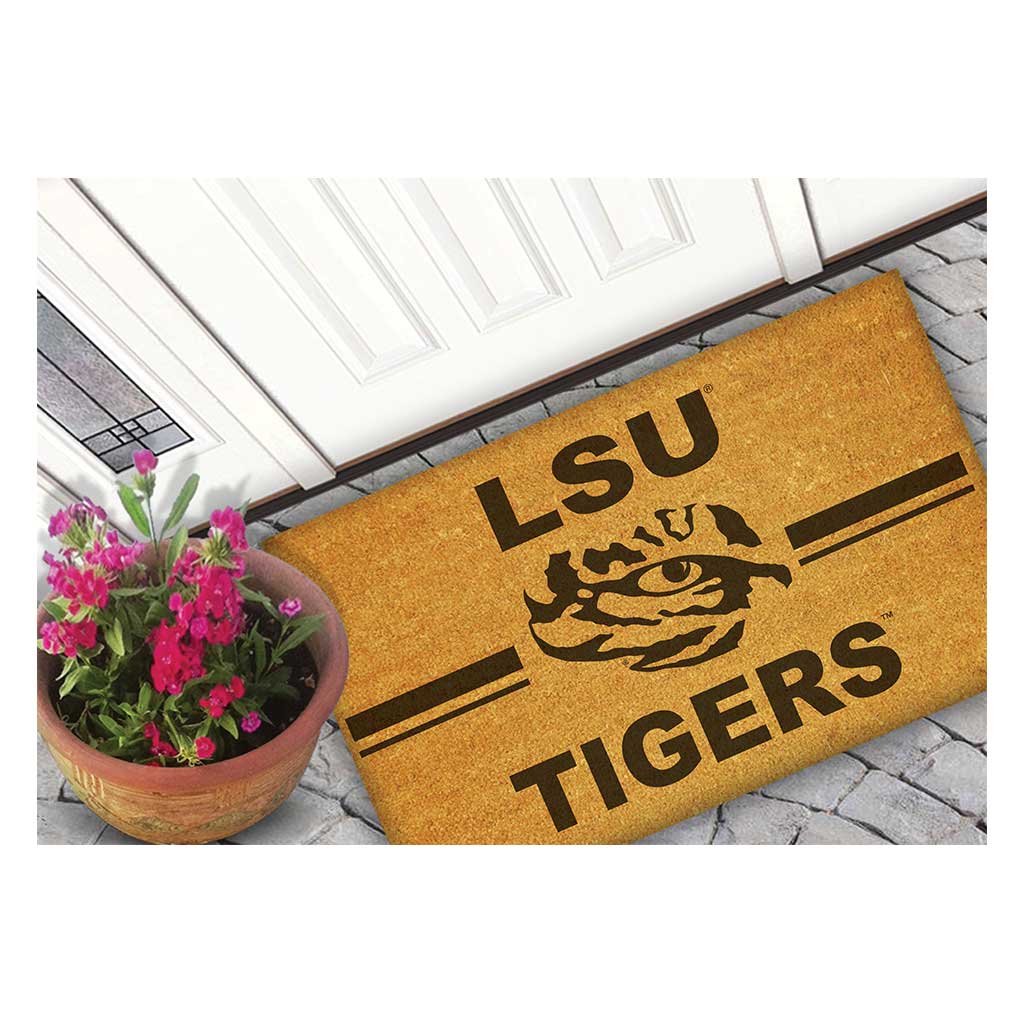 Team Coir Doormat Team Logo LSU Fighting Tigers