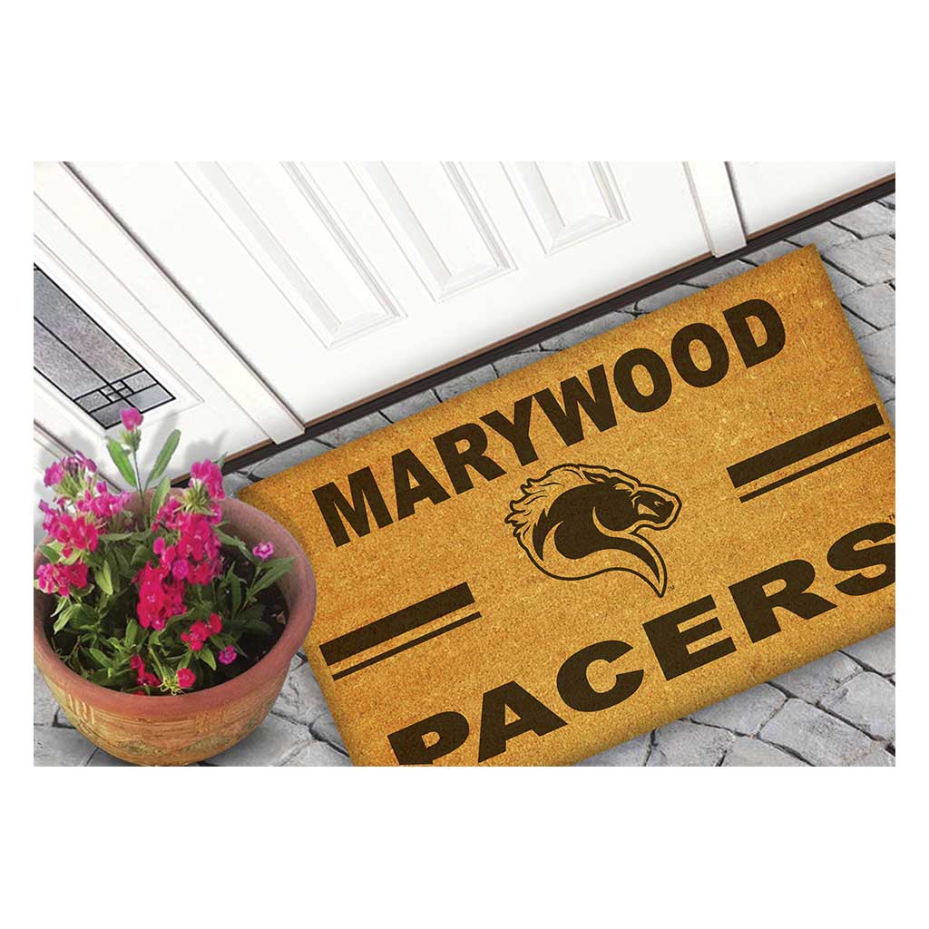 Team Coir Doormat Team Logo Marywood University Pacers