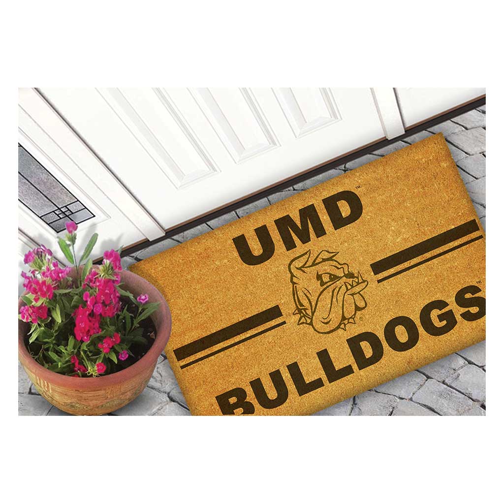 Team Coir Doormat Team Logo Minnesota (Duluth) Bulldogs