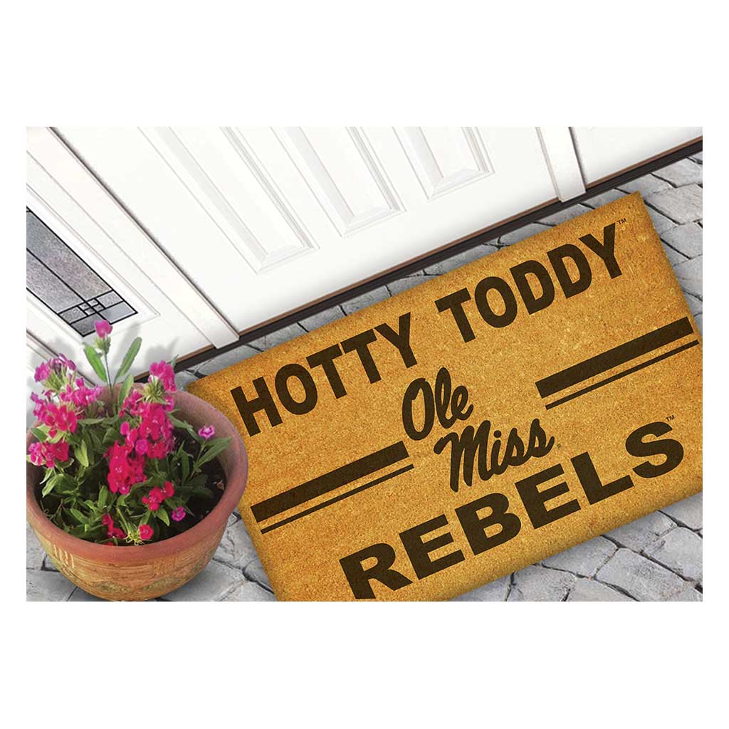 Team Coir Doormat - HOTTY TODDY- Mississippi Rebels