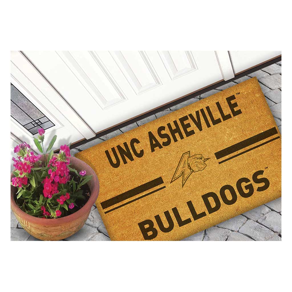 Team Coir Doormat Team Logo North Carolina Asheville Bulldogs