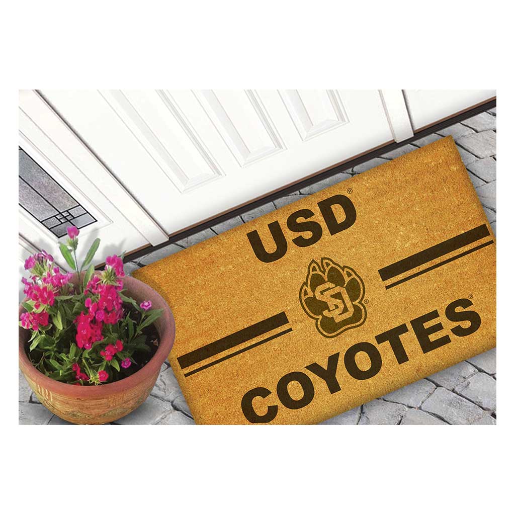 Team Coir Doormat Team Logo South Dakota Coyotes