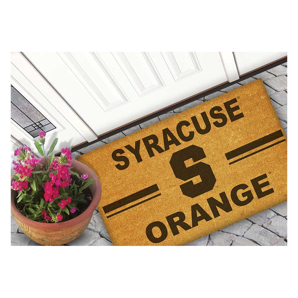 Team Coir Doormat Team Logo Syracuse Orange