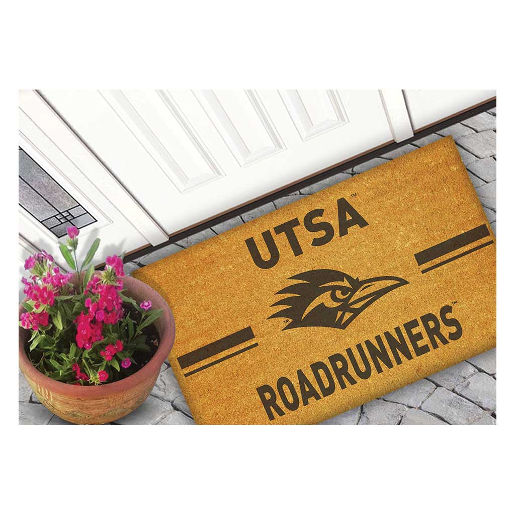 Team Coir Doormat Team Logo Texas at San Antonio Roadrunners