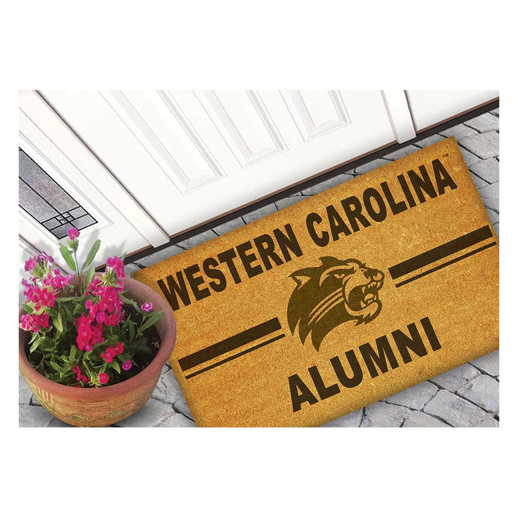 Team Coir Doormat Team Logo - Alumni -  Western Carolina Catamounts Alt. Vers