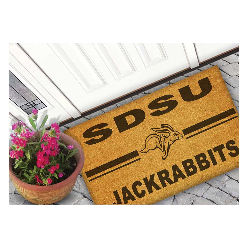 Team Coir Doormat Team Logo South Dakota State University Jackrabbits