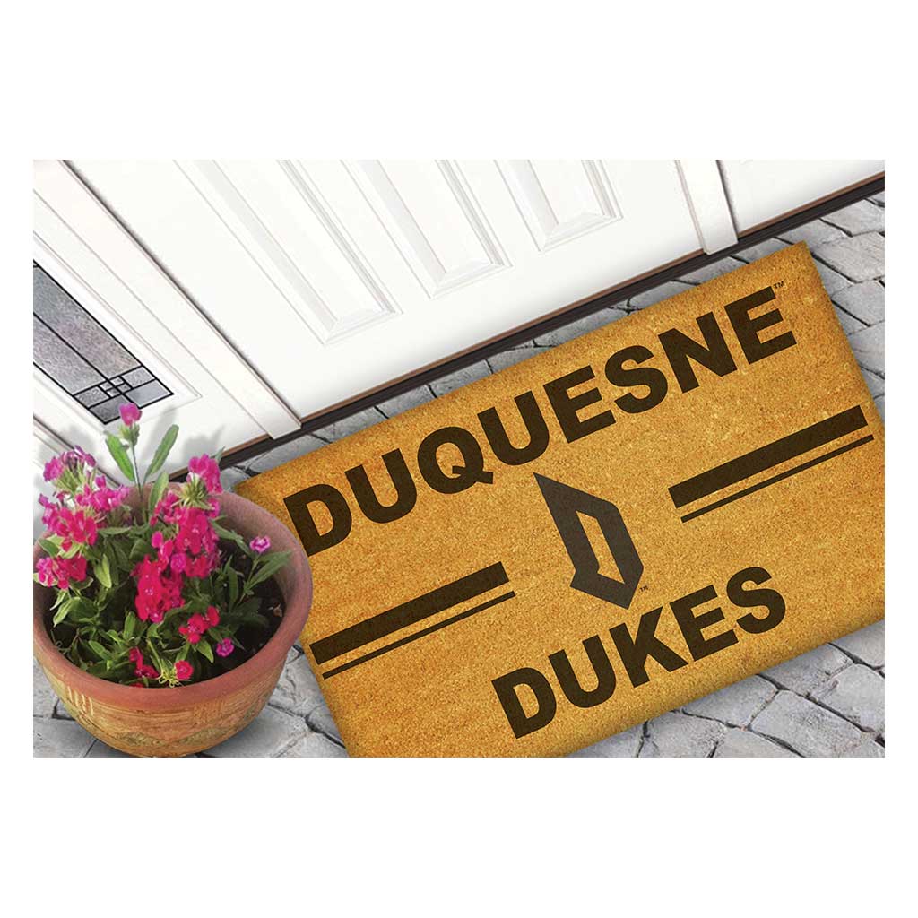 Team Coir Doormat Team Logo Duquesne Dukes