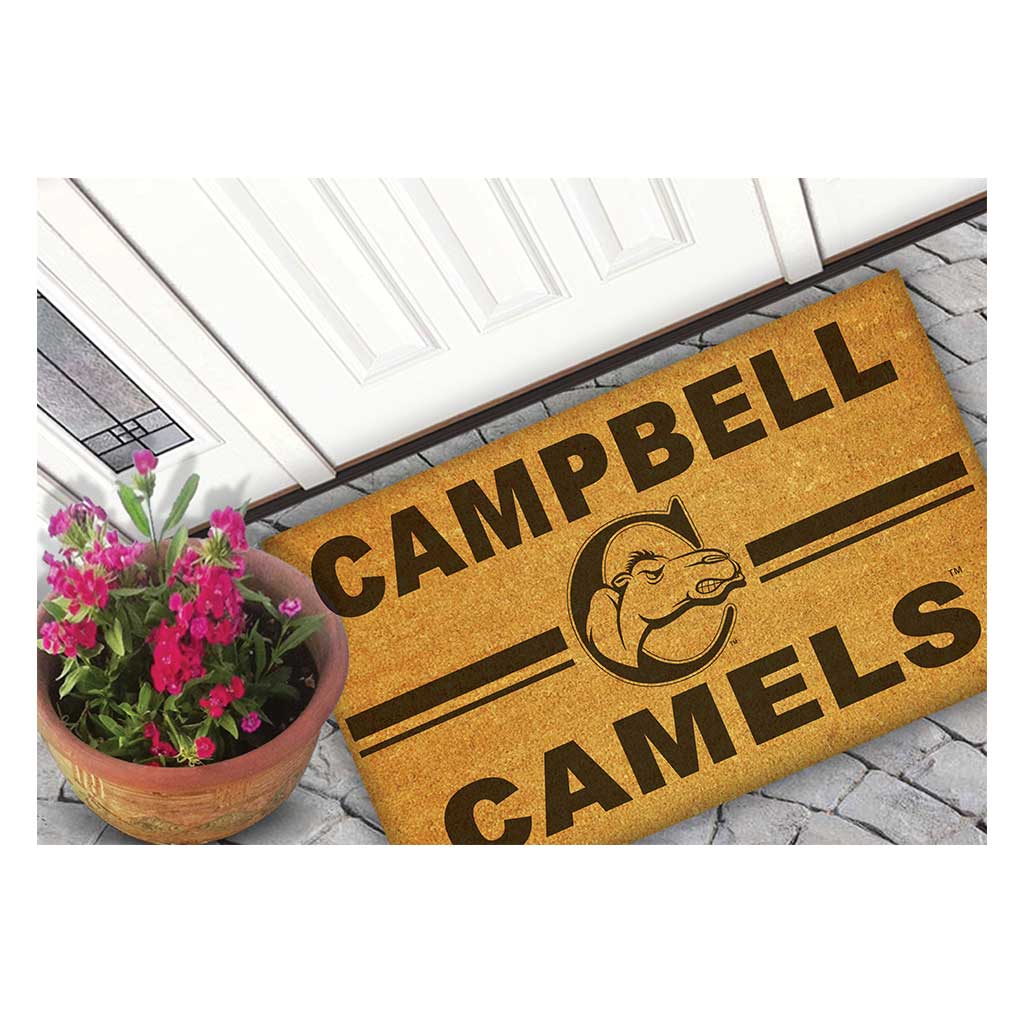 Team Coir Doormat Team Logo Campbell Fighting Camels