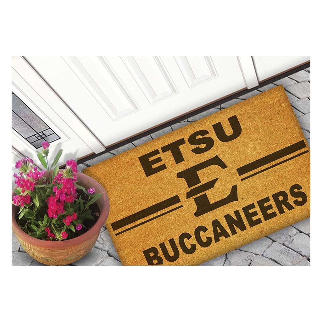 Team Coir Doormat Team Logo East Tennessee State Buccaneers