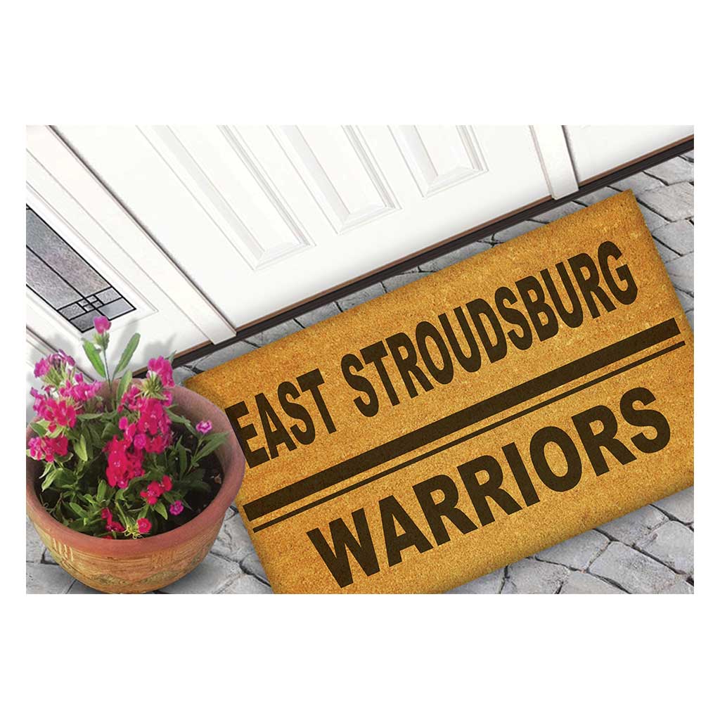 Team Coir Doormat Team Logo East Stroudsburg University WARRIORS