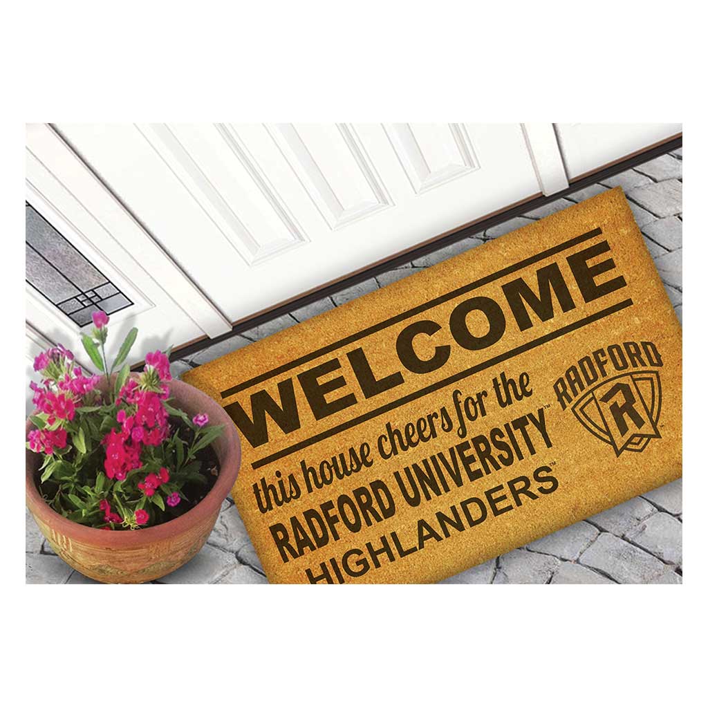 Team Coir Doormat Welcome Radford U/Carillion