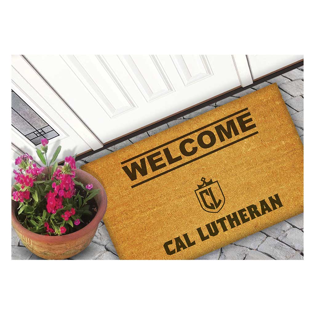 Team Coir Doormat Welcome California Lutheran Kingsmen