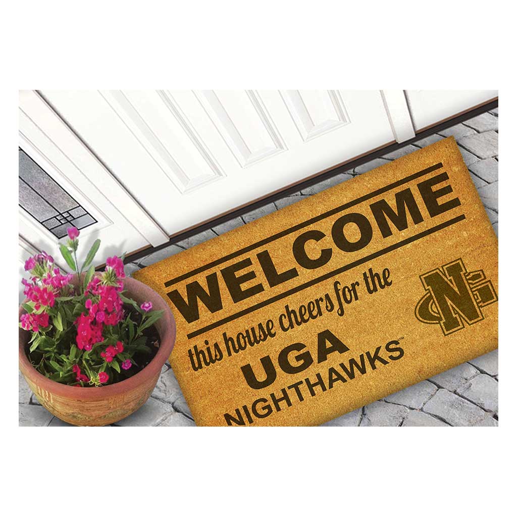 Team Coir Doormat Welcome The University of North Georgia Nighthawks