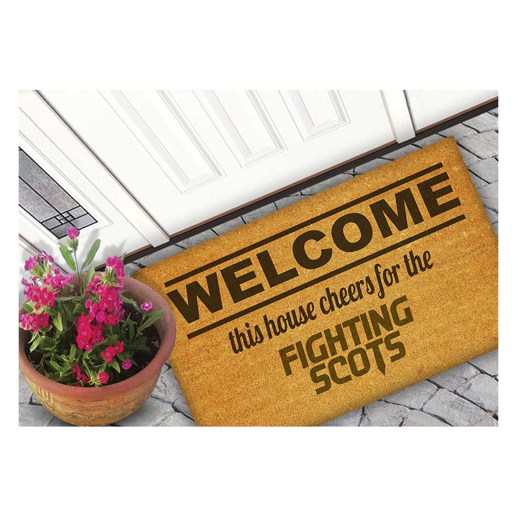 Team Coir Doormat Welcome PennWest Edinboro Fighting Scots