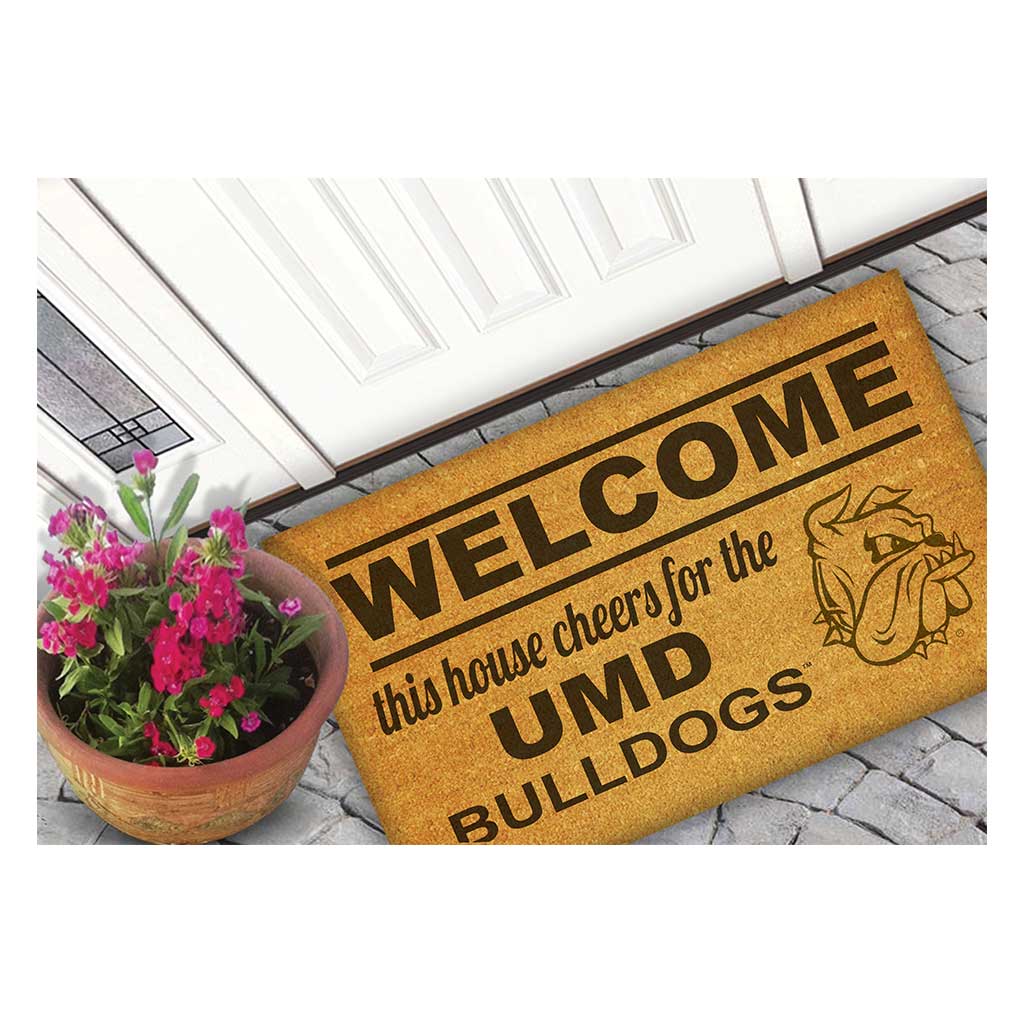 Team Coir Doormat Welcome Minnesota (Duluth) Bulldogs