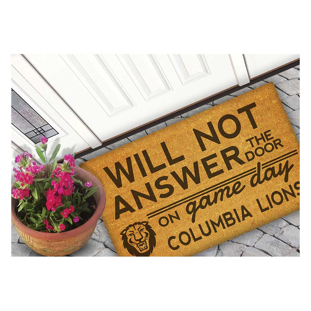 Team Coir Doormat Will Not Answer Columbia Lions