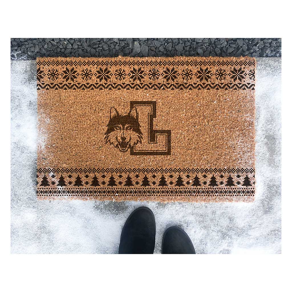 Team Coir Doormat Holiday Logo Loyola Chicago Ramblers