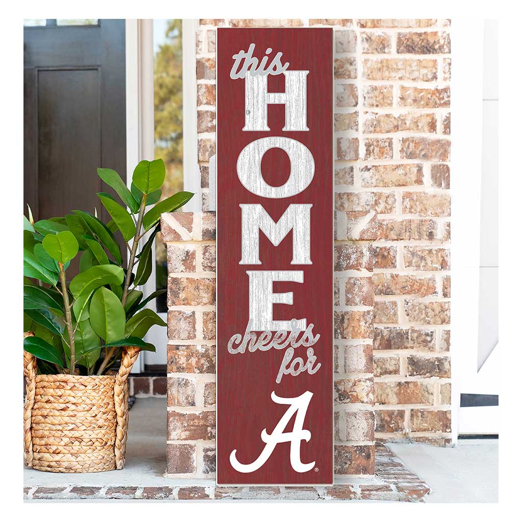 11x46 Leaning Sign This Home Alabama Crimson Tide