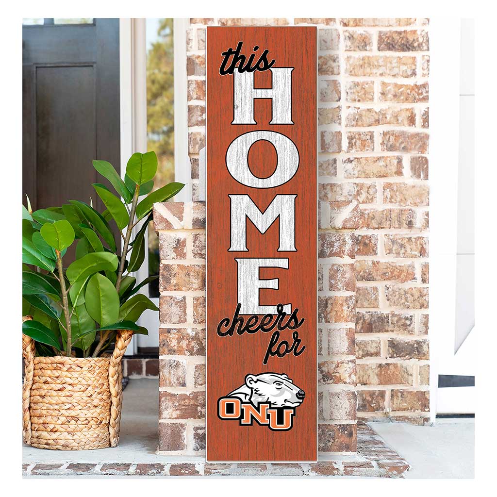 11x46 Leaning Sign This Home Ohio Northern University Polar Bears