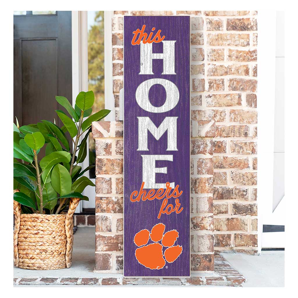 11x46 Leaning Sign This Home Clemson Tigers