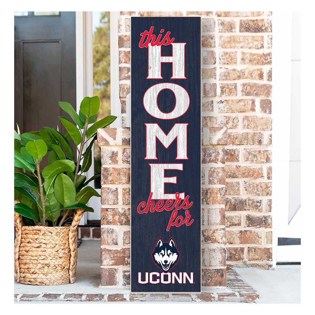 11x46 Leaning Sign This Home Connecticut Huskies