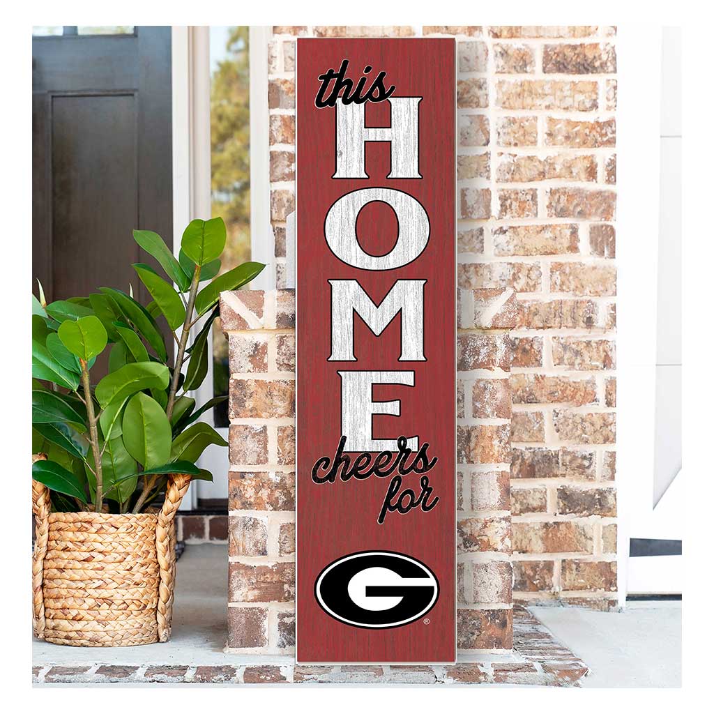 11x46 Leaning Sign This Home Georgia Bulldogs