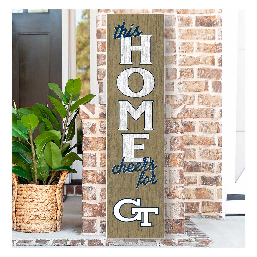 11x46 Leaning Sign This Home Georgia Tech Yellow Jackets