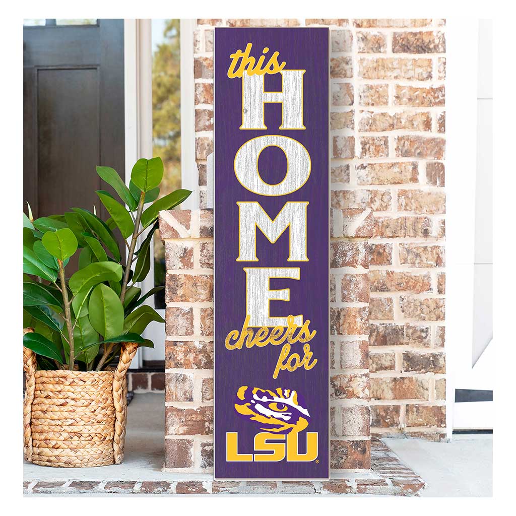 11x46 Leaning Sign This Home LSU Fighting Tigers