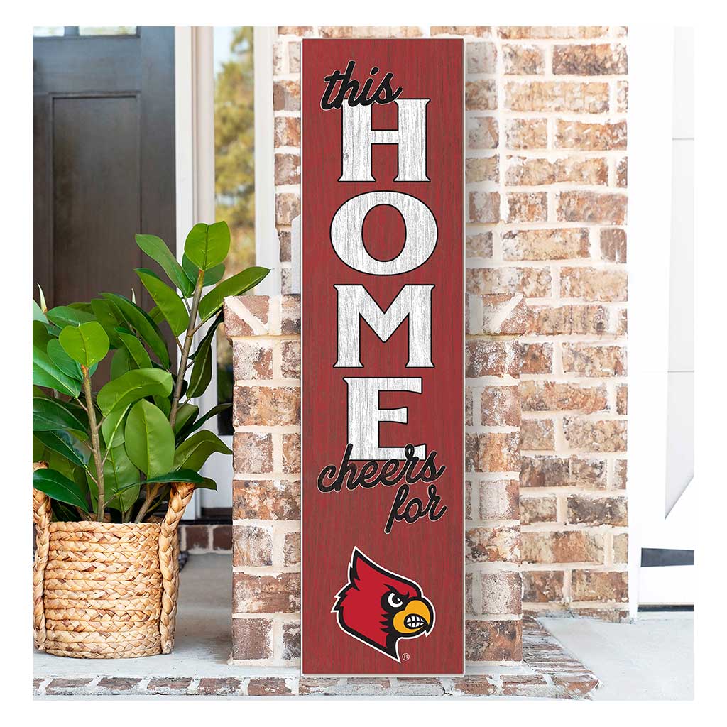 11x46 Leaning Sign This Home Louisville Cardinals