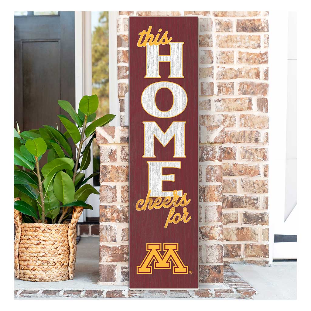 11x46 Leaning Sign This Home Minnesota Golden Gophers