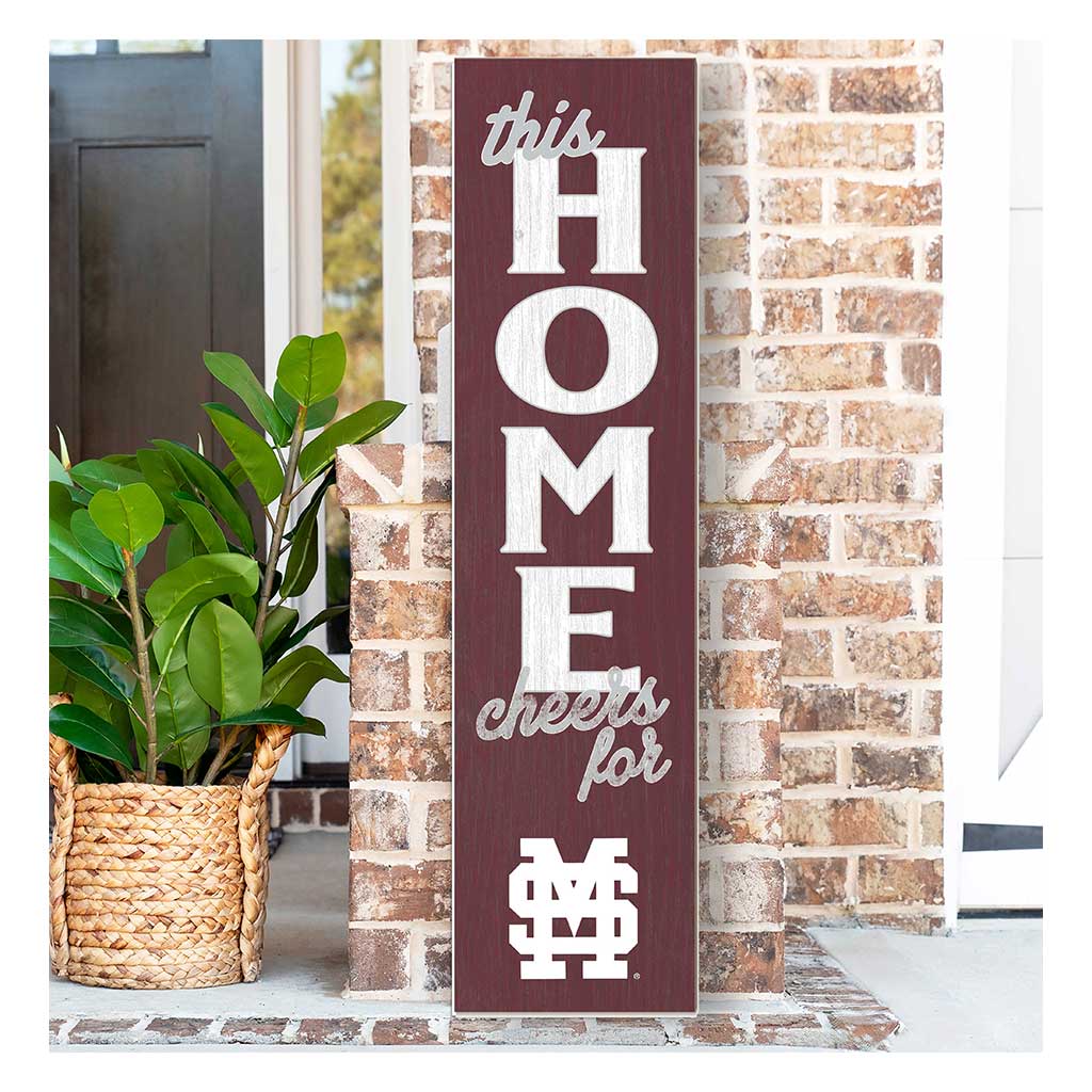 11x46 Leaning Sign This Home Mississippi State Bulldogs