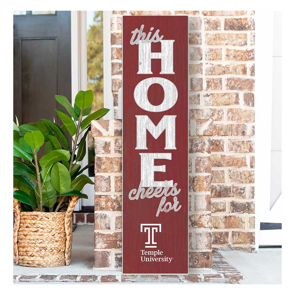 11x46 Leaning Sign This Home Temple Owls